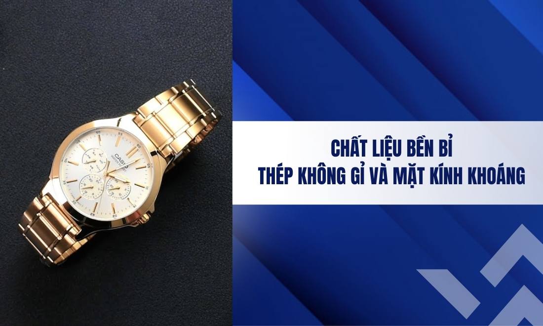 chất liệu bền bỉ, thép không gỉ