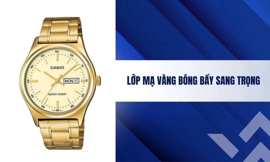 lớp mạ vàng bóng bẩy đẳng cấp