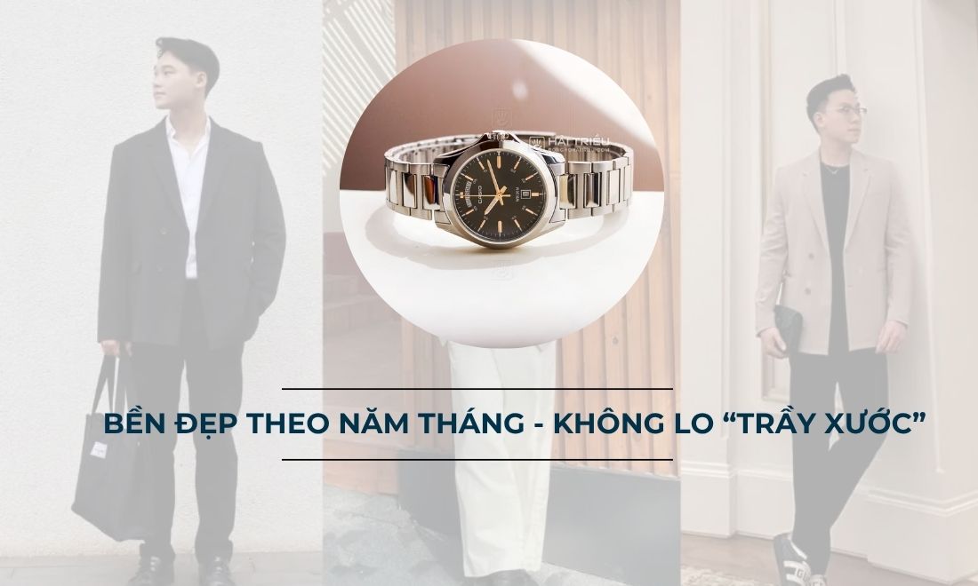 Casio MTP-1370D-1A2VDF chống trầy xước tốt, bền đẹp theo thời gian 