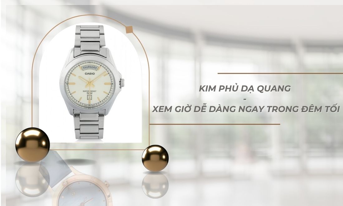 Đồng Hồ Casio MTP-1370D-9AVDF Dây Kim Loại, Giá Cạnh Tranh 12 Đồng hồ nam Casio mặt vàng sang trọng, dây thép không gỉ