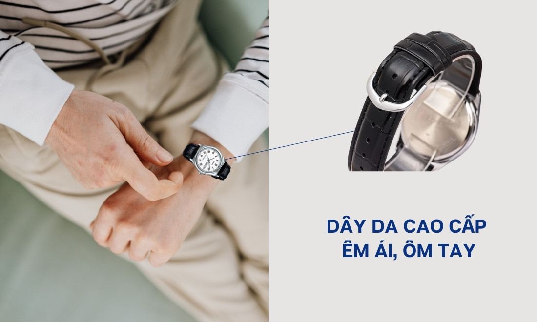 Đồng hồ Casio Nam MTP-V006L-7BUDF Chính Hãng, Uy Tín 12 ảnh số 3 trong bài viết