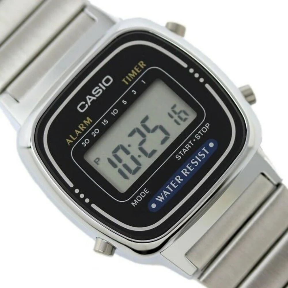 Casio LA670WA-1D Kiểu Dáng Vintage Nhỏ Gọn, Chính Hãng 4 mat-dong-ho-nho-xinh