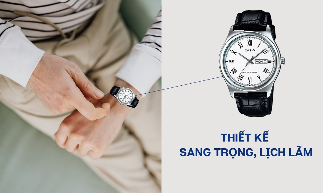 Đồng hồ Casio Nam MTP-V006L-7BUDF Chính Hãng, Uy Tín 10 ảnh số 1 trong bài viết
