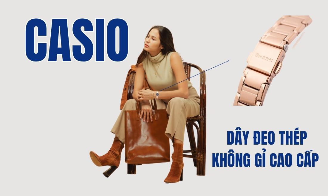Đồng Hồ Nữ Casio SHE-4056PG-2AUDF – Chính Hãng, Uy Tín 12 hình ảnh trong bài 1