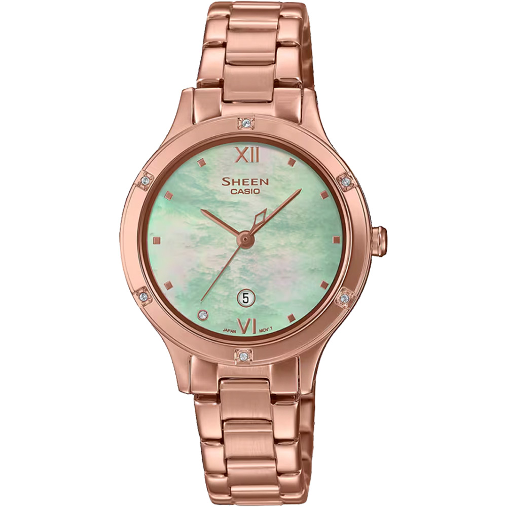 Đồng Hồ Nữ Casio SHE-4546PG-3AUDF Chính Hãng