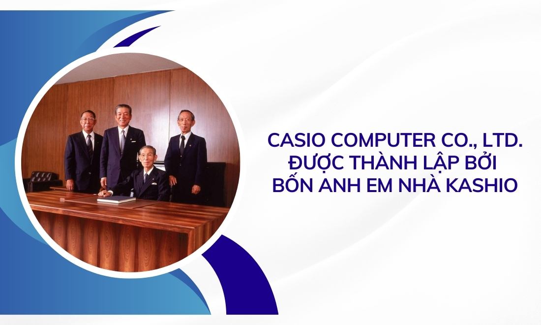 Thành lập Casio cùng ba người em trai