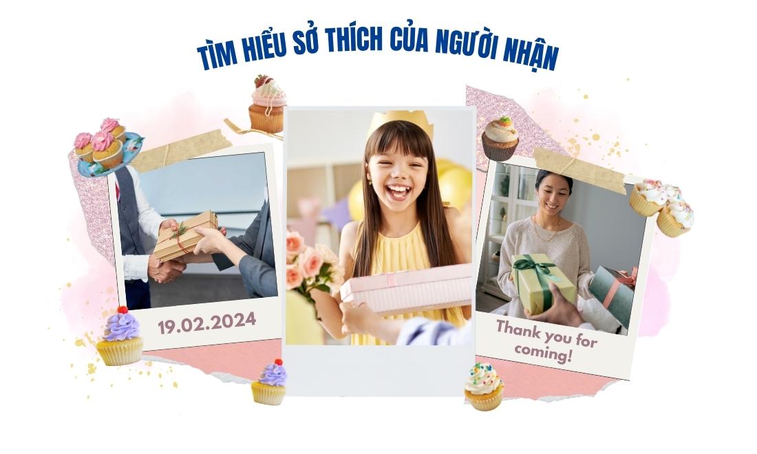 Tìm hiểu sở thích của người nhận