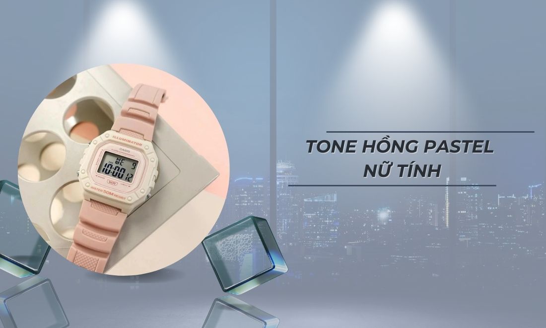 Màu hồng nhẹ nhàng, đầy nữ tính