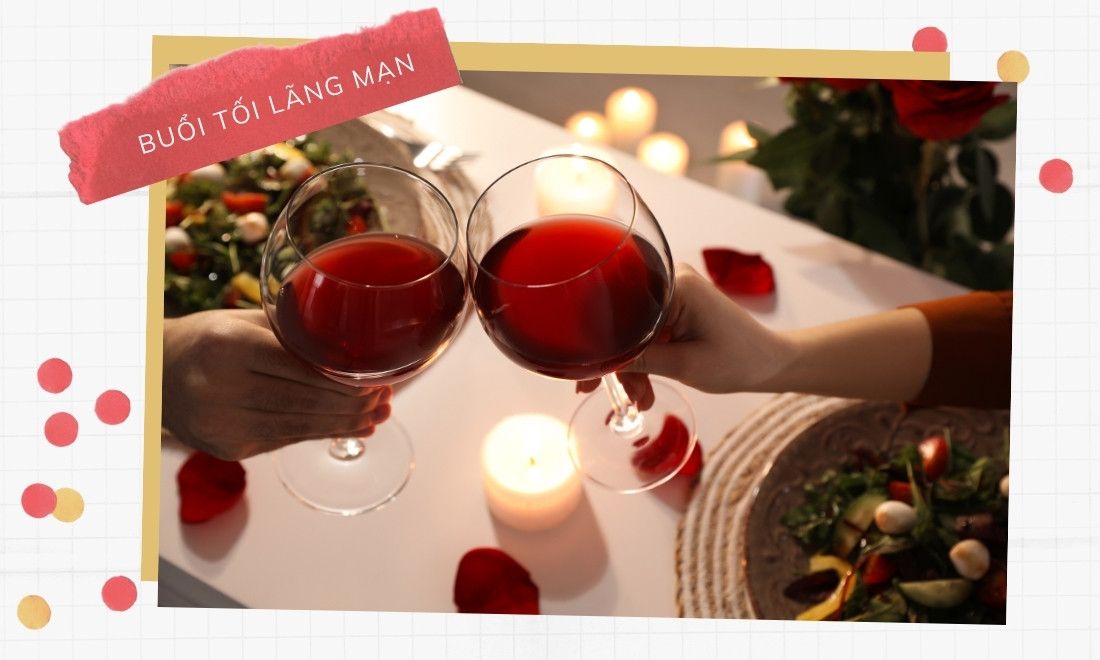 Bữa tối lãng mạn hoặc picnic – món quà bằng thời gian và sự chuẩn bị.