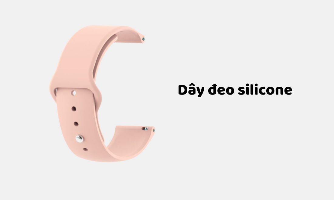 Dây silicone của đồng hồ là loại dây được làm bằng polymer tổng hợp 