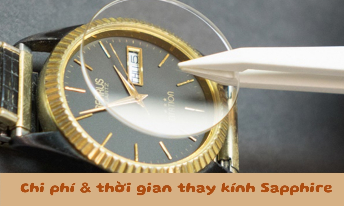 Chi phí và thời gian thay kính mặt Sapphire