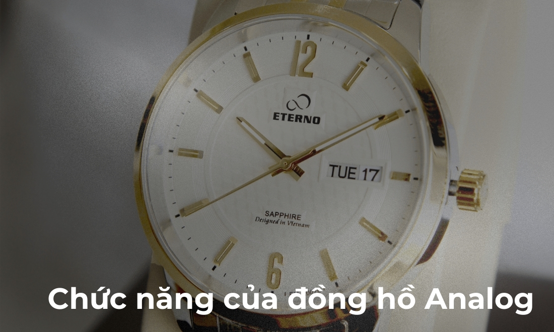 Đồng hồ analog là gì? Bí kíp chọn mua chuẩn cho người mới bắt đầu 3 Chức năng của đồng hồ Analog