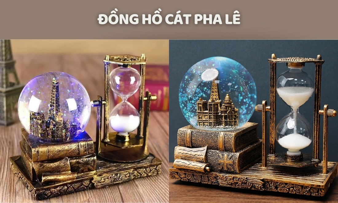 Đồng hồ cát pha lê 